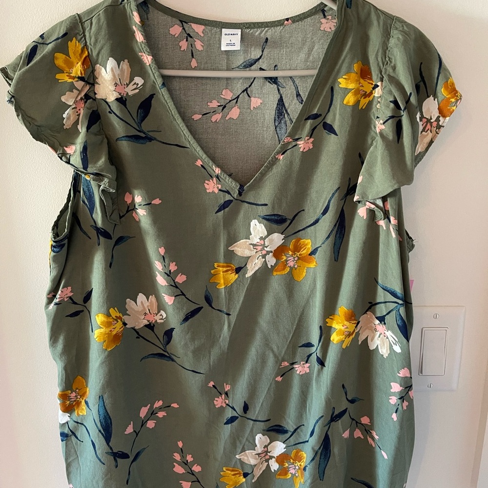 Old Navy - Flower Blouse